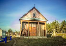 Кладбище католическое: часовня (Ивенец)