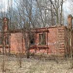 Усадьба Хоминских: усадебный дом (Ольшево), апрель 2012