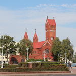 Костел святых Симеона и Елены (Минск), сентябрь 2015