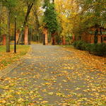 Усадьба Прушинских: сторожка и брама (Минск), октябрь 2016