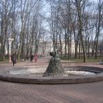 Фонтан (Минск), март 2012