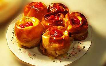 Яблоки печеные с медом