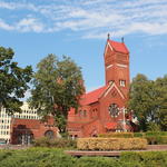 Костел святых Симеона и Елены (Минск), сентябрь 2015