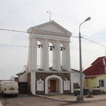 Костел св. Иосифа: брама-колокольня (Воложин)